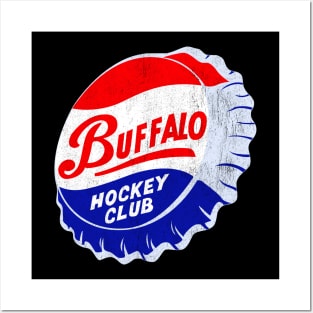 Vintage Buffalo Bison Hockey Club Posters and Art